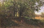 Edmund George Warren,RI Rest in the cool and shady Wood (mk46) oil painting reproduction